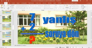 10 içerisinde Toplama İşlemi – 7 ve 8 ile Toplama- Sunu