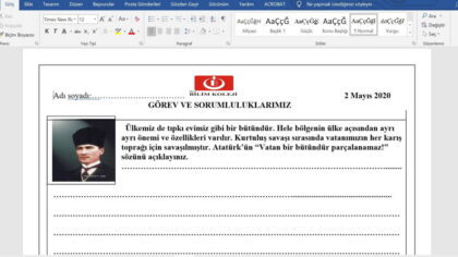 Görev ve Sorumluluk Bilinci: 3. Sınıf Hayat Bilgisi Ders Materyalleri