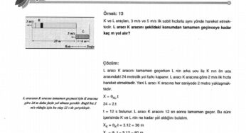 Bağıl Hareket – Nehir Problemleri Çözümlü Sorular – PDF