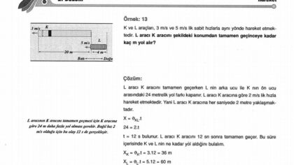 Bağıl Hareket – Nehir Problemleri Çözümlü Sorular – PDF
