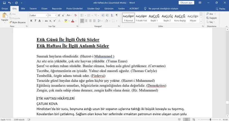 Etik Haftası Kutlama Programı: Okul Etkinlikleri ve İçerik Rehberi
