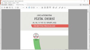Fizik Öğretim Programı 2018