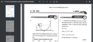 İş Güç Enerji Çözümlü Sorular – PDF – 11. Sınıf