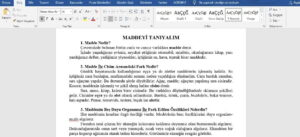 Maddeyi Tanıyalım- Maddenin Özellikleri – Fen Bilgisi