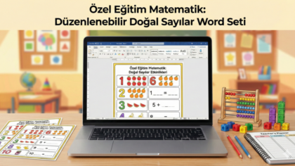 Özel Eğitim Matematik Doğal Sayılar Etkinlikleri
