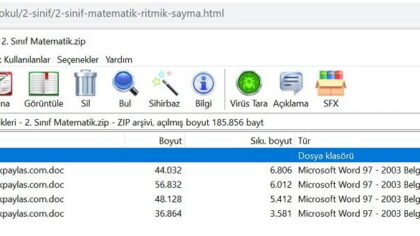 Ritmik Sayma Etkinlikleri – 2. Sınıf Matematik
