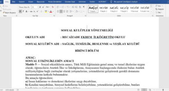 Sağlık Temizlik ve Beslenme Kulübü Dosyaları: Kapsamlı Rehber
