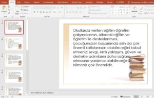 Veli Toplantısında Velilere İzletilebilecek Sunu – Powerpoint
