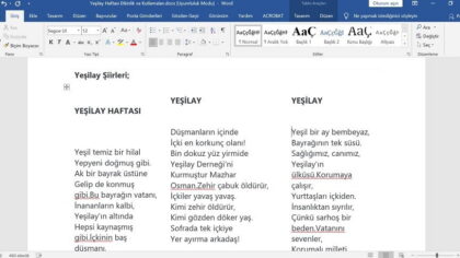 YEŞİLAY HAFTASI – Sigara, Alkol Ve Uyuşturucunun Zararları