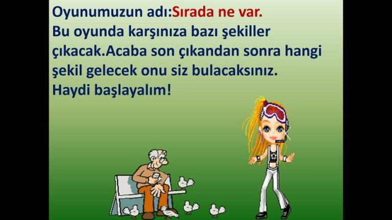 1. Sınıflar İçin Örüntü ve Süslemeler Sunu Dosyası – PowerPoint