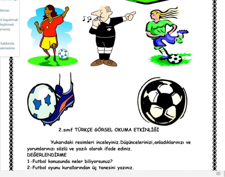 2. Sınıf Türkçe Görsel Okuma Etkinlikleri – Ücretsiz İndir