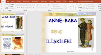 Anne Baba ve Çocuk İlişkileri Slayt (Sunu) – PPT