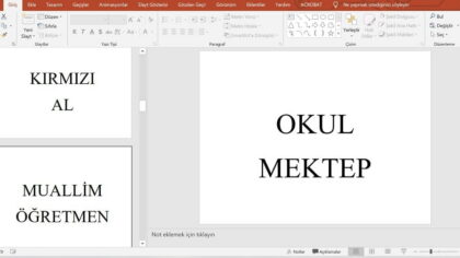 Eş Anlamlı Kelimeler Sunusu Powerpoint