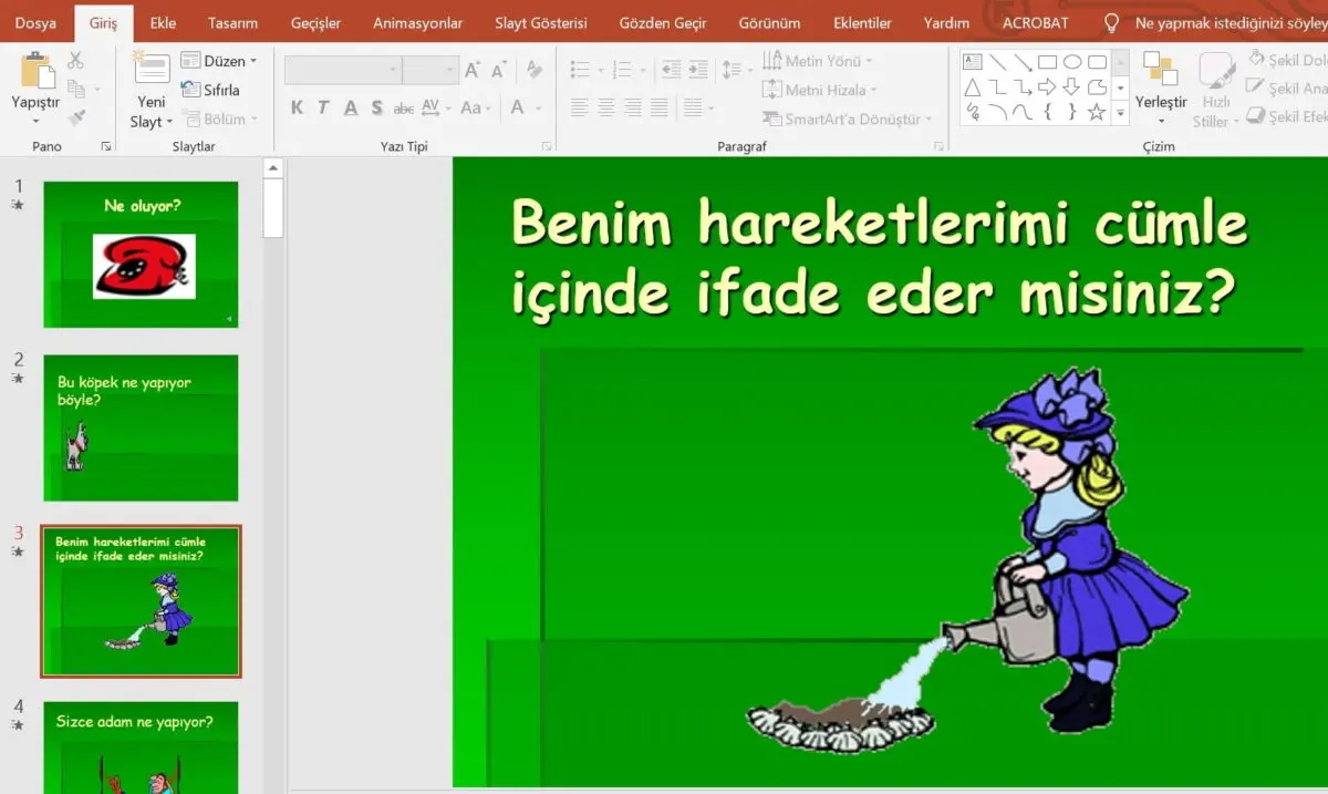 Fiiller Sunusu – İlkokul öğrencileri için powerpoint – ppt