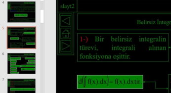 İntegral Konu Anlatımı Sunumu – Powerpoint