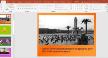 İzmir’i Tanıtalım Performans Ödevi – Powerpoint Sunusu
