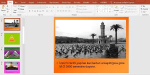 İzmir’i Tanıtalım Performans Ödevi – Powerpoint Sunusu