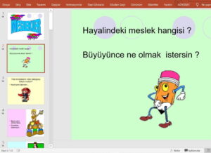 Meslekler Tanıtımı Sunusu – İlkokul Öğrencileri için