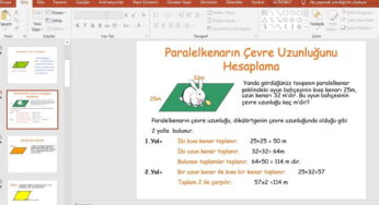 7. Sınıf Matematik: Paralelkenar, Yamuk, Çokgenler Konu Anlatımı PPT