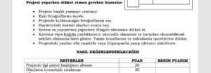 Proje Ödevleri Hazırlama Yönergeleri 4. Sınıf | PowerPoint Sunu ve Rehber