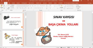 Sınav Kaygısı ile Başa Çıkma Yöntemleri Sunumu