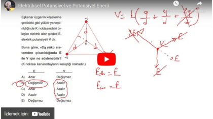 Elektriksel Potansiyel ve Potansiyel Enerji Konu Anlatımı – Video