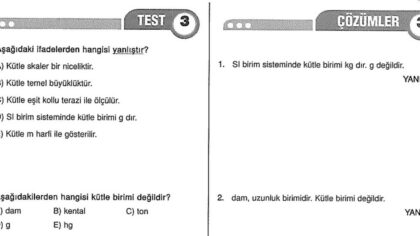 9. Sınıf Fizik Bilimi ve Kariyer Keşfi Çözümlü Sorular PDF (Maarif Modeli Uyumlu)