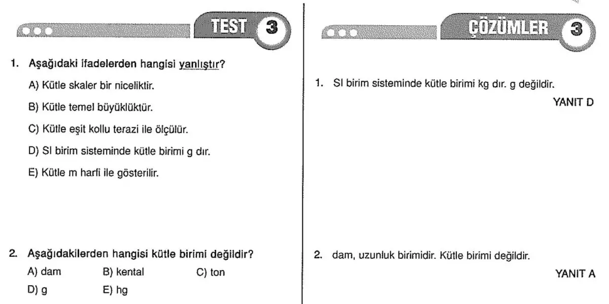 Fizik Bilimine Giriş Çözümlü Sorular - PDF