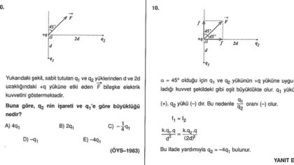 Elektriksel Kuvvet Konu Anlatımı | 11. Sınıf Çözümlü Sorular PDF