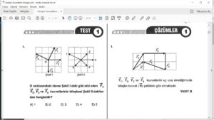 Kesişen Kuvvetlerin Dengesi – Çözümlü Sorular – PDF – 12. Sınıf