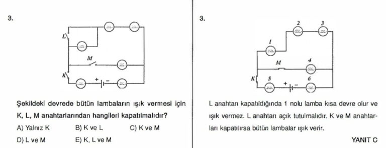 Lambaların Parlaklığı Çözümlü Sorular – PDF