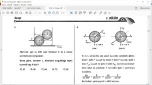 Tork ve Denge Çözümlü Sorular – PDF