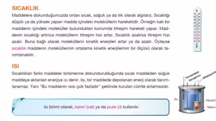 Isı ve Sıcaklık Sunu – Konu Anlatımı – PPT