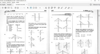 Mercekler Çözümlü Sorular PDF İndir