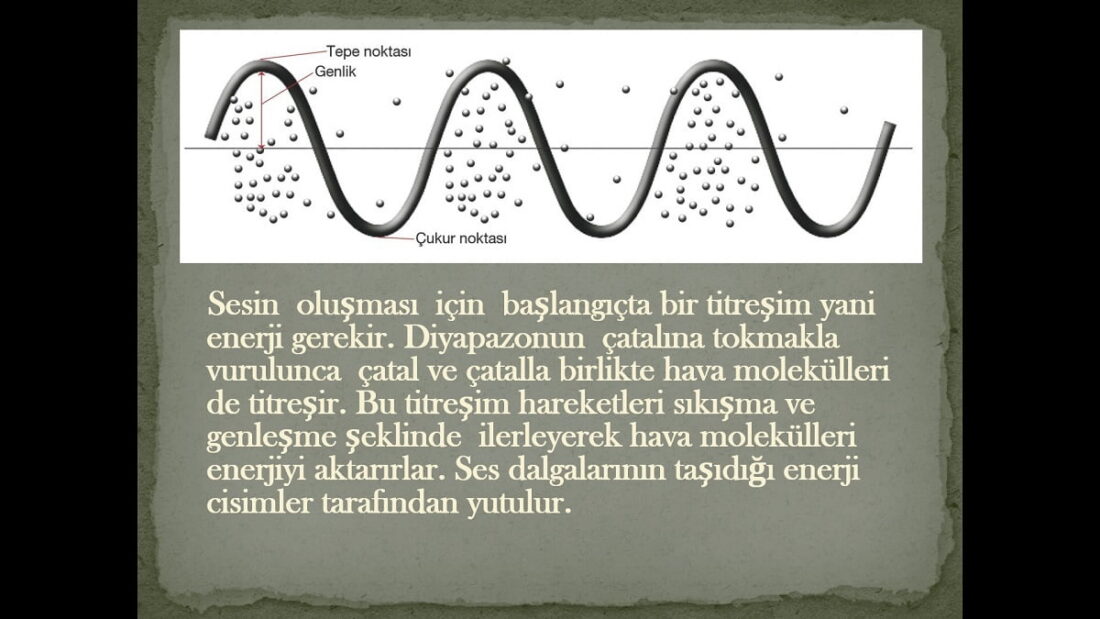 Ses Dalgaları PPT Konu Anlatımı – 10. Sınıf Fizik Sunusu İndir