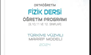 Fizik Öğretim Programı – 2024 – Maarif Modeline Uygun Müfredat