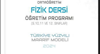 Fizik Öğretim Programı – 2024 – Maarif Modeline Uygun Müfredat