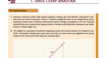 10. Sınıf Fizik Ders Kitabı Cevapları MEB – PDF 2026
